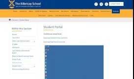 
							         Student Portal » The Billericay School								  
							    