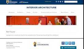 
							         Student Portal | The Department of Interior Architecture - IARc | UNCG								  
							    