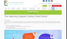 
							         Student Portal - The Learning Support Centre								  
							    