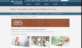
							         Student Portal - UTHealth								  
							    