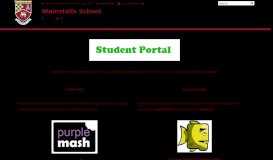 
							         Student Portal - Wainstalls School								  
							    