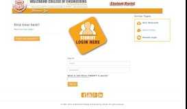 
							         Student Portal - Walchand College of Engineering Official ...								  
							    