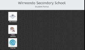 
							         Student Portal - Wirreanda Secondary School								  
							    