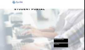 
							         Student Portal - ZiyoTek								  
							    
