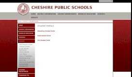 
							         Student Portals - Cheshire Public Schools								  
							    