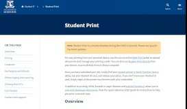
							         Student Print - Student IT - University of Melbourne								  
							    