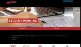 
							         Student Printing - Griffith University								  
							    