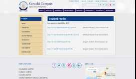 
							         Student Profile – BUKC – Bahria University Karachi Campus								  
							    