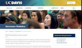 
							         Student Profile | UC Davis								  
							    