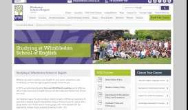 
							         Student Profile - Wimbledon School of English								  
							    