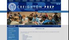 
							         Student Quick Links - Creighton Prep								  
							    
