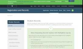 
							         Student Records - Highline College Registration and Records								  
							    