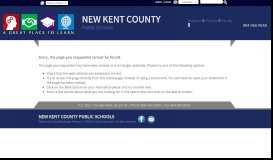 
							         Student Registration Information - New Kent County Public Schools								  
							    