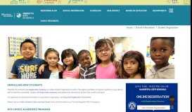 
							         Student Registration / Student Registration - Marietta City Schools								  
							    