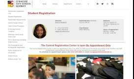 
							         Student Registration | The Syracuse City School District | Syracuse, NY								  
							    