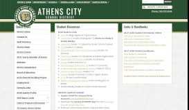 
							         Student Resources - Athens City School District								  
							    