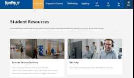 
							         Student Resources | Bow Valley College								  
							    