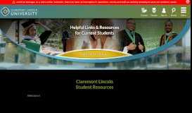 
							         Student Resources - Claremont - Claremont Lincoln University								  
							    