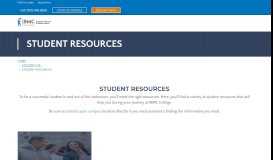 
							         Student Resources - IBMC Career College in Northern Colorado								  
							    