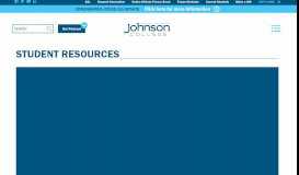 
							         Student Resources | Johnson College of Technology								  
							    