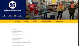 
							         Student Resources - Mahopac Middle School								  
							    