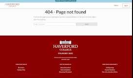 
							         Student Resources | Mathematics and Statistics | Haverford College								  
							    