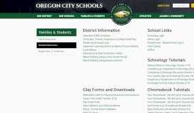 
							         Student Resources - Oregon City Schools								  
							    
