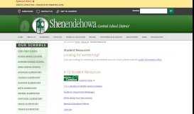 
							         Student Resources | Shenendehowa Central Schools								  
							    
