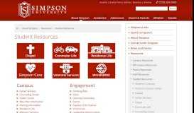 
							         Student Resources | SimpsonU - Simpson University								  
							    