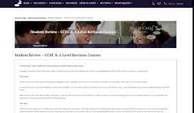 
							         Student Review - GCSE & A Level Revision Courses - Justin Craig ...								  
							    