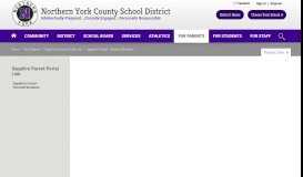 
							         Student Sapphire Portal - Northern York County School District								  
							    