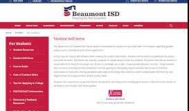 
							         Student Self Service - Beaumont Independent School District								  
							    