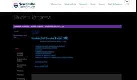 
							         Student Self Service Portal (S3P) - Student Progress - Newcastle ...								  
							    