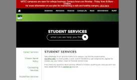 
							         Student Services at WITCC - Western Iowa Tech Community College								  
							    