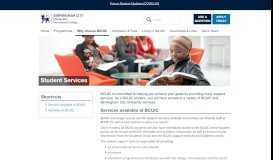 
							         Student Services - BCUIC								  
							    