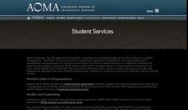 
							         Student Services | Careers in Chinese Medicine - AOMA Graduate ...								  
							    