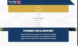 
							         Student Services - College of West Anglia								  
							    