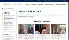 
							         Student Services - Current Students | Curry School of Education and ...								  
							    