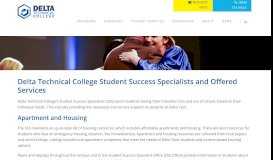 
							         Student Services - Delta Technical College								  
							    