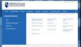 
							         Student Services / Departments - Wentzville School District								  
							    
