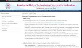 
							         Student Services - Jawaharlal Nehru Technological University ...								  
							    