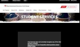 
							         Student Services | Miami International University of Art & Design								  
							    