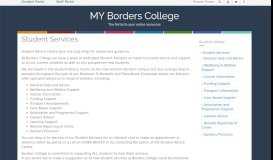 
							         Student Services – MY Borders College								  
							    