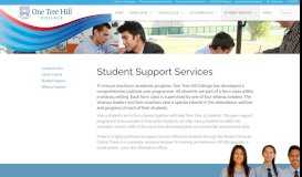 
							         Student Services - One Tree Hill College								  
							    