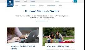 
							         Student Services Online - The University of Auckland								  
							    