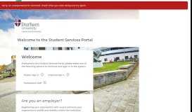 
							         Student Services Portal - Durham University								  
							    