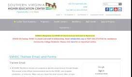 
							         Student Services - Southern Virginia Higher Education Center								  
							    