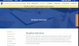 
							         Student Services - St. Louis College of Health Careers								  
							    