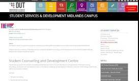 
							         Student Services Staff | Durban University of Technology - DUT								  
							    
