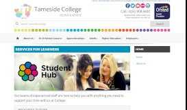 
							         Student Services - Tameside College								  
							    